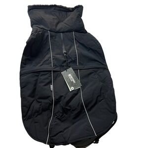 One Tigris Tactical Dog Winter Vest Jacket Water Resistant Adjustable L Black